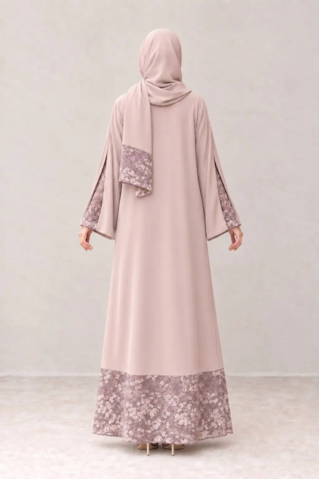 Rayhan Abaya – Rosy Brown