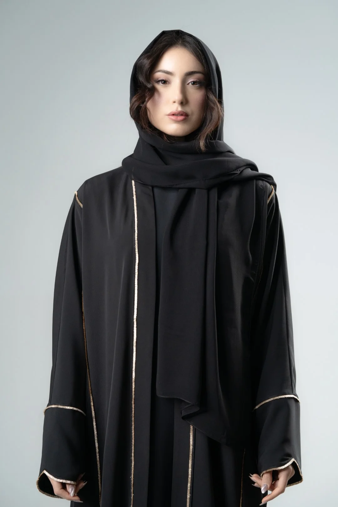 Soft chain abaya