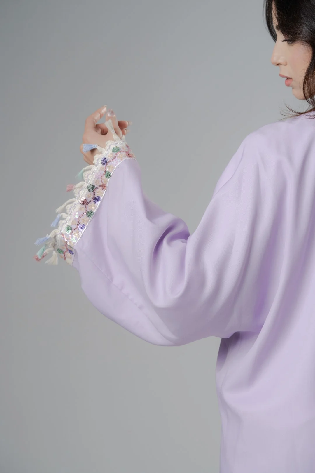Soft lilas kimono